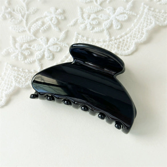 Hair Accessory Pc Material Fanshaped Glossy Polish Women's Hairpin
