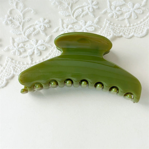 Hair Accessory Pc Material Fanshaped Glossy Polish Women's Hairpin