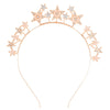 Hair Band Alloy Rhinestone Star Electroplating Women's Hair Accessories