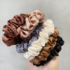 Hair Band Artificial Silk Satin French Retro Loose Simple Handmade Female Hair Rope