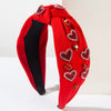 Hair Band Bead Sequin Resin Handmade Love Pattern Accessories For Women