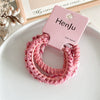 Hair Band Fabric Handmade High Elastic Simple Basic Women's Hair Accessories