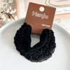 Hair Band Fabric Handmade High Elastic Simple Basic Women's Hair Accessories