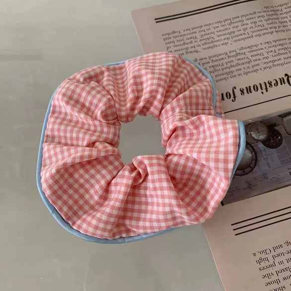 Hair Band Fabric Mori Floral Plaid Handmade
