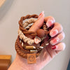 Hair Band Hair Accessories Hair Rope Hair Tie For Girls Highgrade Temperament Simple Cloth Handmade High Elasticity