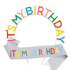 Hair Band Headdress Girl Zinc Alloy Glitter Cloth Color Letter Electroplating Bronzing Characters Crown Party Ribbon Belt