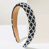 Hair Band Imitation Pearls Retro Inlay Geometric Hair Accessories
