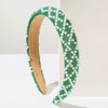 Hair Band Imitation Pearls Retro Inlay Geometric Hair Accessories