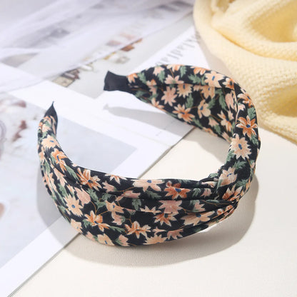 Elegant Lady Flower Cloth Hair Band