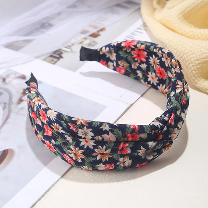 Elegant Lady Flower Cloth Hair Band