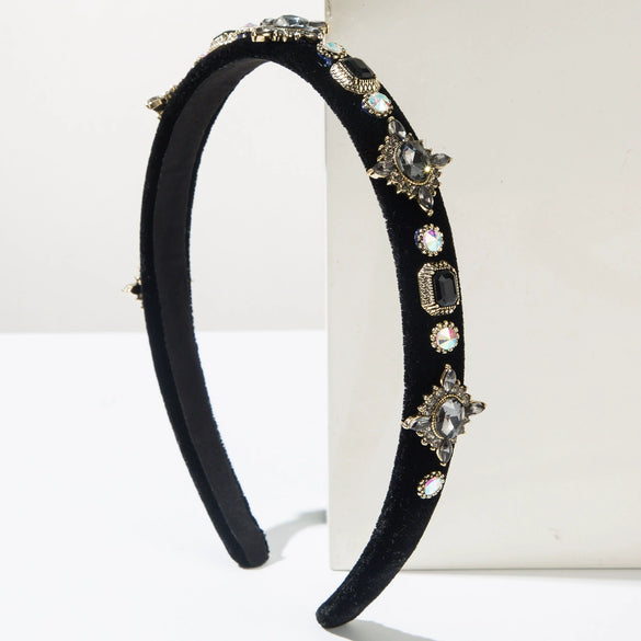 Hair Band Rhinestone Geometric Baroque Style Women's Hair Accessories