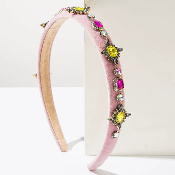 Hair Band Rhinestone Geometric Baroque Style Women's Hair Accessories