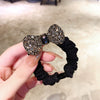 Hair Band Rubber Band Rhinestone Handmade Bow Crystal Headdress For Women
