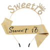 Hair Band Shoulder Strap Crystal Letter Crown Glitter Cloth Zinc Alloy Semimanual And Semimechanical
