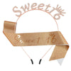 Hair Band Shoulder Strap Crystal Letter Crown Glitter Cloth Zinc Alloy Semimanual And Semimechanical