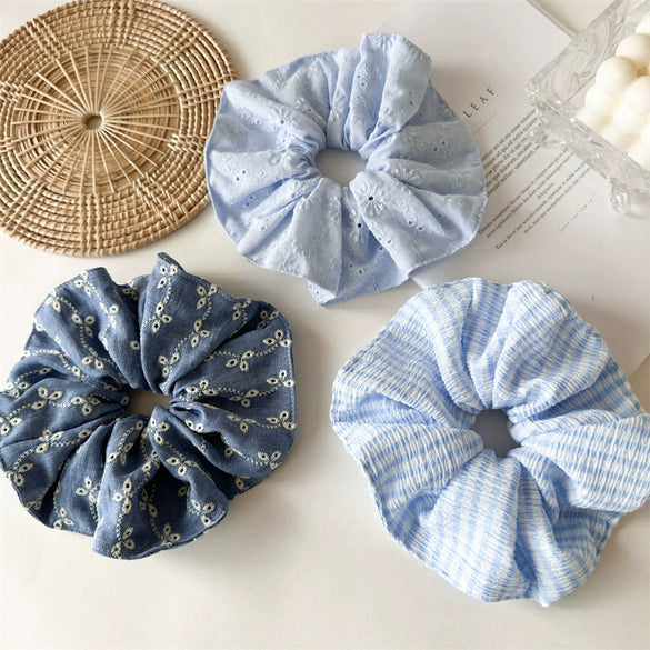 Hair Circle Headwear Fabric Hollowout Seiko Design