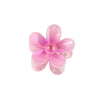 Hair Claw Clips Ps Material Colorful Flower Style Baking Paint Women's Hair Accessories