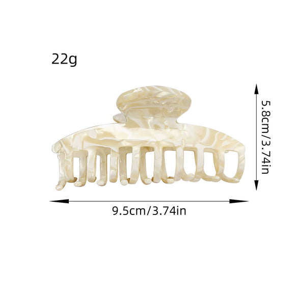 Hair Clip Acetic Acid Handmade Retro Geometric Style For Women
