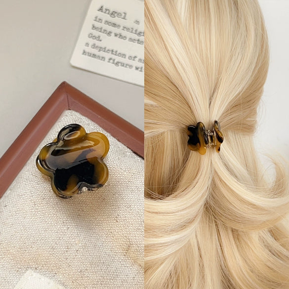 Hair Clip Acetic Acid Sweet Cute Plant Flowers Handmade Women's Hair Accessories