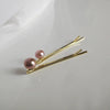 Hair Clip Natural Freshwater Pearl Handmade