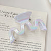 Hair Clip Pearlescent Mermaid Fantasy Shark Shape Handmade Women's Hair Accessories
