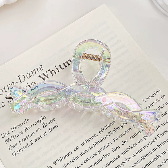 Hair Clip Pearlescent Mermaid Fantasy Shark Shape Handmade Women's Hair Accessories