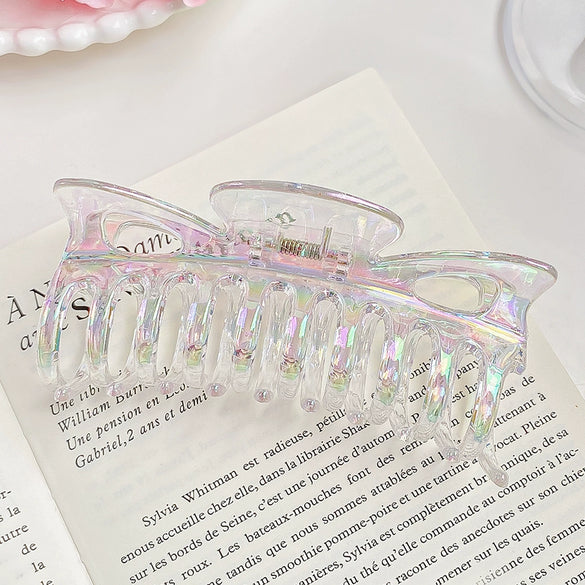 Hair Clip Pearlescent Mermaid Fantasy Shark Shape Handmade Women's Hair Accessories