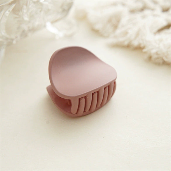 Hair Clip Plastic Resin Frosted Morandi Style Pure Handmade