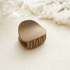 Hair Clip Plastic Resin Frosted Morandi Style Pure Handmade