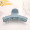 Hair Clip Plastic Resin Solid Color Handmade Women's Accessories