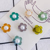 Hair Clip Resin Fresh Colorful Transparent Pearl Small Flower Environmental Protection Diy Material Accessories