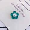 Hair Clip Resin Fresh Colorful Transparent Pearl Small Flower Environmental Protection Diy Material Accessories