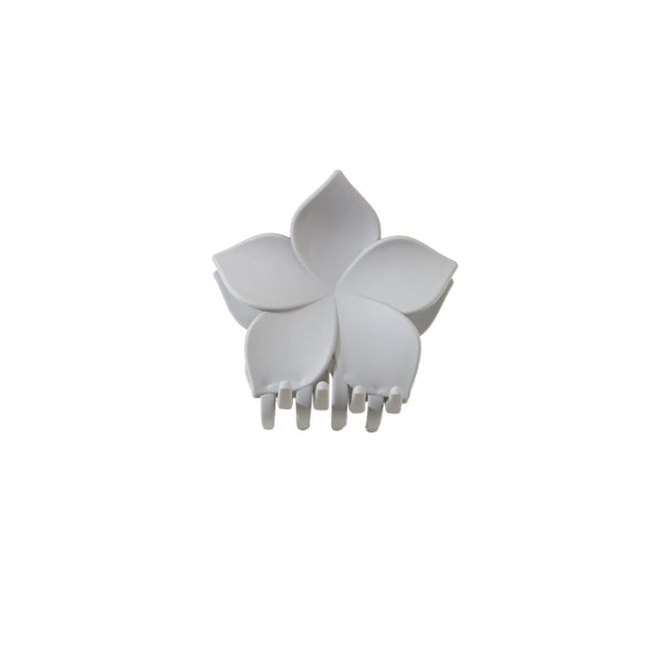 Hair Clip Sweet Highend Style Fivepetal Flower Frosted Petals Ps Material Painted