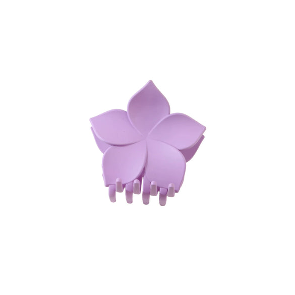 Hair Clip Sweet Highend Style Fivepetal Flower Frosted Petals Ps Material Painted