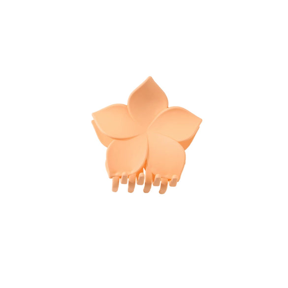 Hair Clip Sweet Highend Style Fivepetal Flower Frosted Petals Ps Material Painted