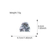 Hair Grab Clip Acetic Acid Geometric Rectangle Handmade Women's Jewelry