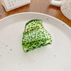 Hair Grab Clip Acetic Acid Geometric Rectangle Handmade Women's Jewelry