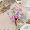 Hair Grab Clip Acetic Acid Material Plant Flowers Pattern Handmade For Women