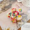 Hair Grab Clip Acetic Acid Material Plant Flowers Pattern Handmade For Women