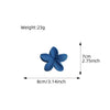 Hair Grab Clip Plastic Resin Handmade Plumerium Flower Small Fresh Style For Women