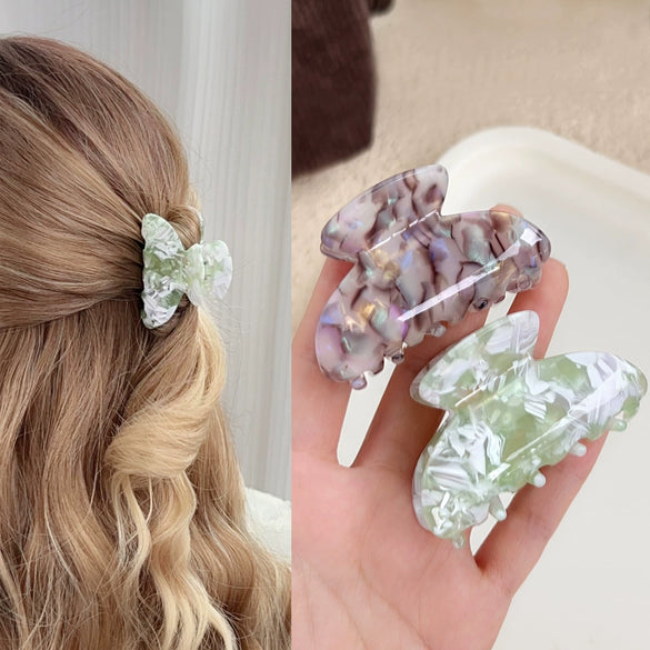 Hair Grasp Clip Acetic Acid Plate Geometric Handmade Women's Hair Accessories