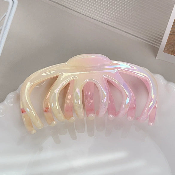 Hair Grip Plastic Resin Fashion Ol Geometric Electroplating Women's Accessories