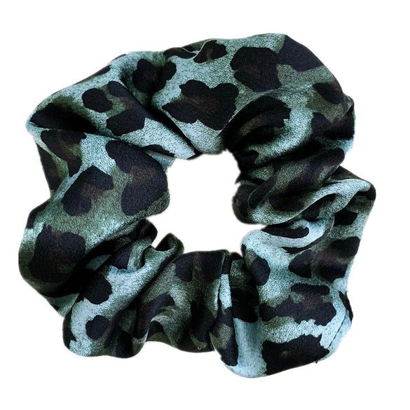 Hair Headwear Cloth Leopard Pattern Round Handmade
