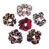 Hair Headwear Cloth Leopard Pattern Round Handmade