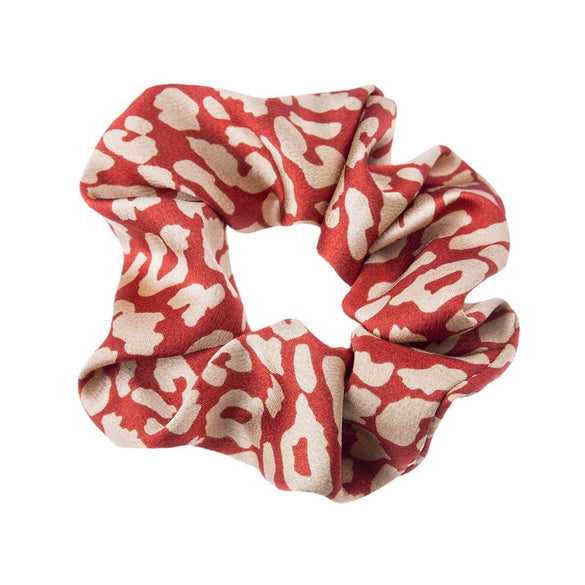 Hair Headwear Cloth Leopard Pattern Round Handmade