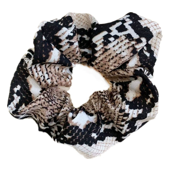 Hair Headwear Cloth Leopard Pattern Round Handmade