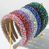 Hair Hoop Baroque Style Glass Glaze Diamond Women's Hair Accessories