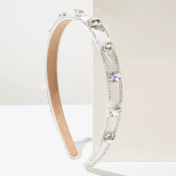 Hair Hoop Glass Drill Diamond Geometric Women's Hair Accessories