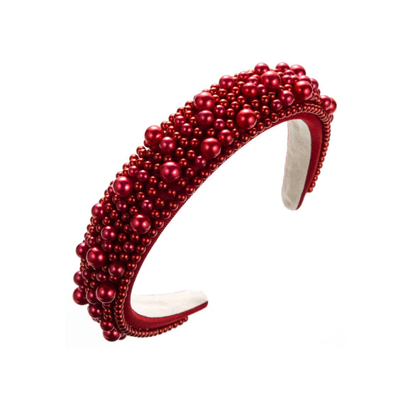 Hair Hoop Pearl Handmade Geometric Women's Hair Accessories