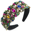 Hair Hoop Rhinestone Glass Drill Geometric Diamond Baroque Style Hair Accessories